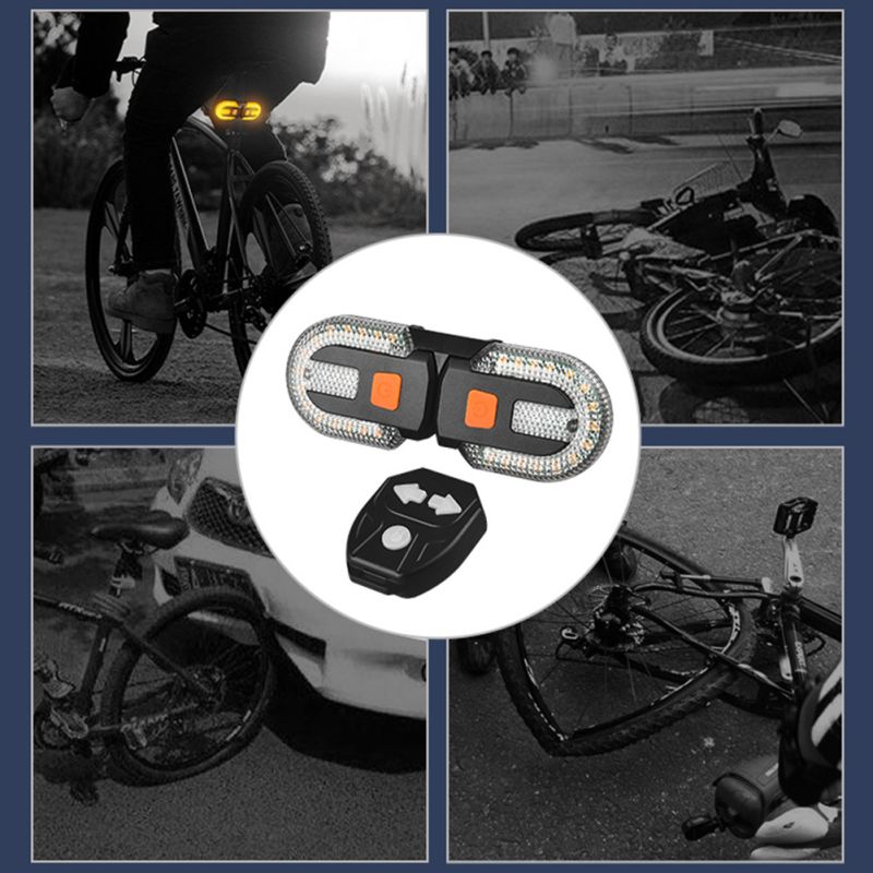 Fahrrad Blinker Rücklicht LED Fahrrad Lampe USB Aufladbare Fahrrad Drahtlose Lichter Zurück MTB Rücklicht Fahrrad Zubehör