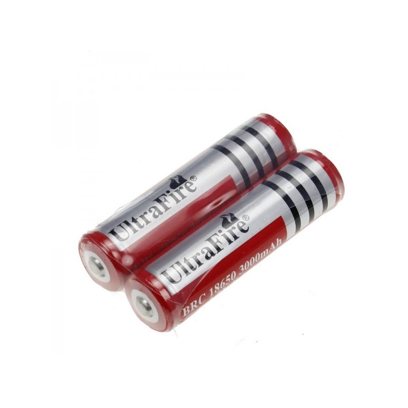 Ultrafire BRC 3000mAh 3.7V 18650 Batterie mit PCB (1 Paar)