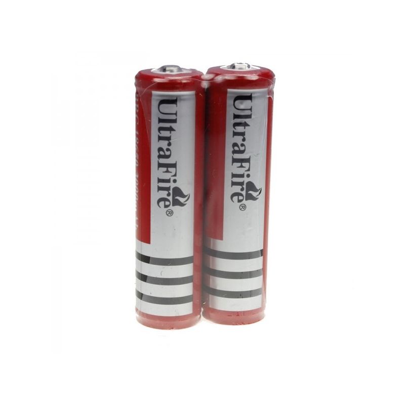 Ultrafire BRC 3000mAh 3.7V 18650 Batterie mit PCB (1 Paar)