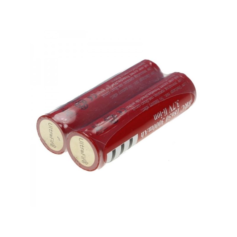 Ultrafire BRC 3000mAh 3.7V 18650 Batterie mit PCB (1 Paar)