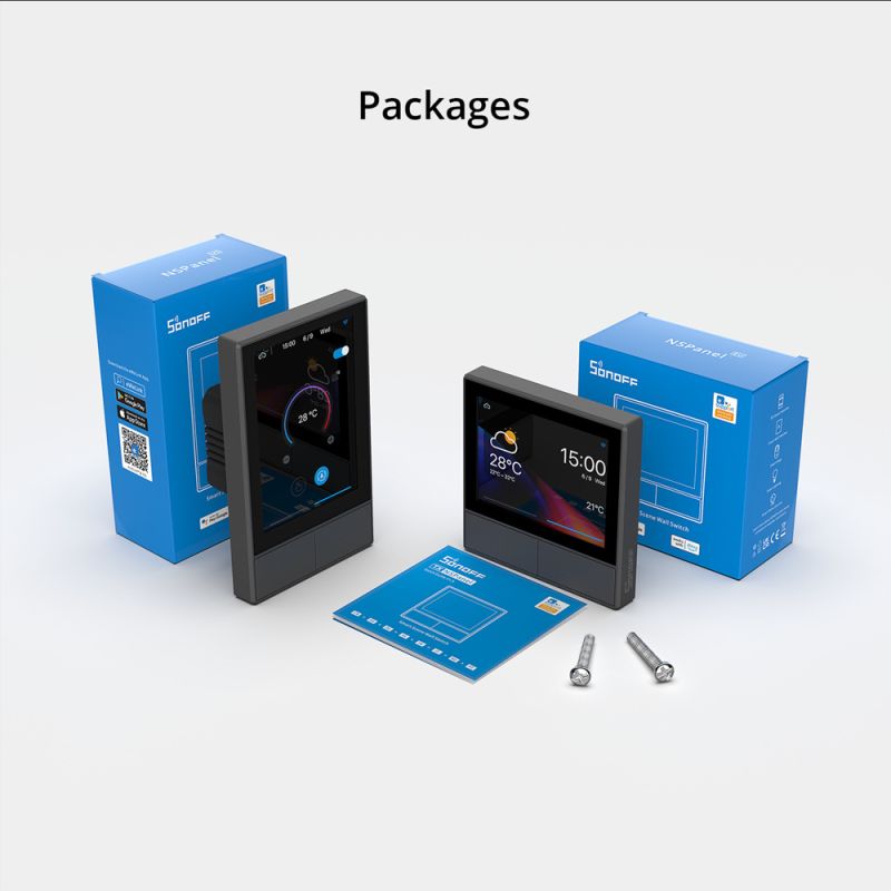 SONOFF NSPanel WiFi Scene Smart Switch EU/US Smart Home All-in-One-Steuerung Touchscreen über Ewelink über Alexa Google Home Alice