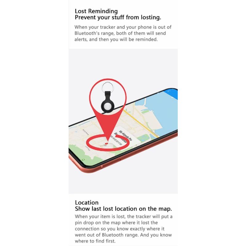 Mini GPS Tracker Bluetooth 4,0 Smart Locator Für AirTag Smart Anti Verloren Gerät GPS Locator Mobile Schlüssel Pet Kinder Finder