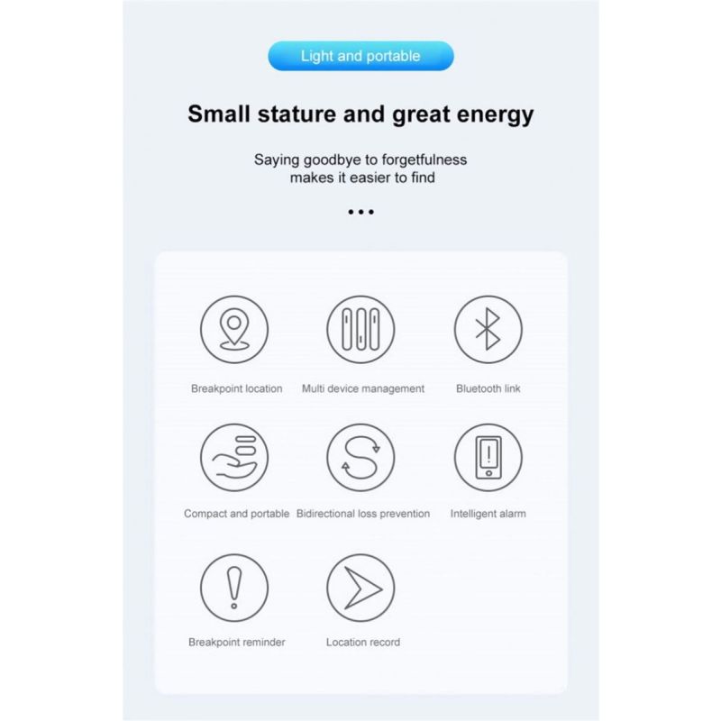 Mini GPS Tracker Bluetooth 4,0 Smart Locator Für AirTag Smart Anti Verloren Gerät GPS Locator Mobile Schlüssel Pet Kinder Finder