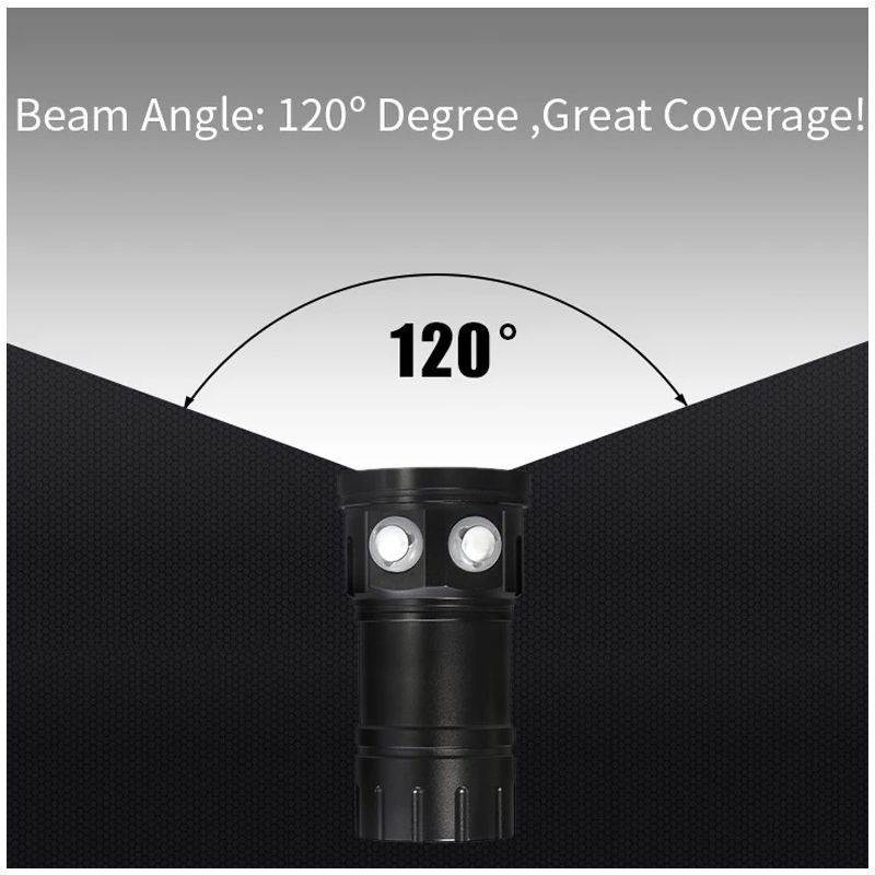 B11 Rot/Blau/Weiß LED Tauchen Taschenlampe 80M Underwanter Licht Fotografie Tauch Laterne