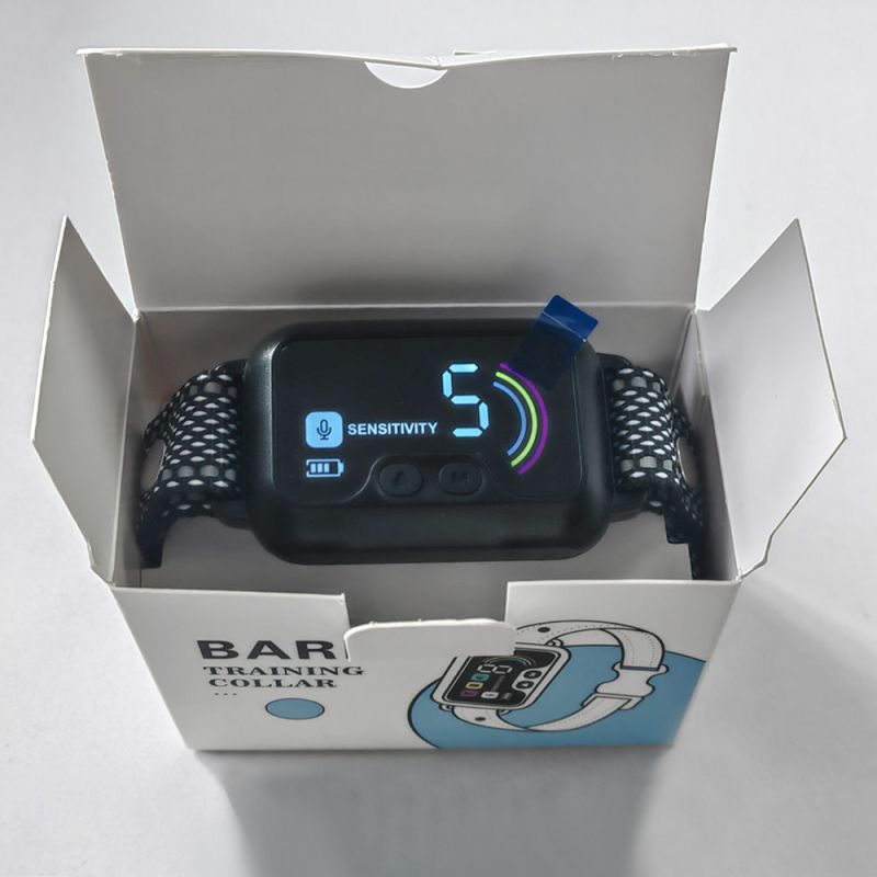 Intelligentes automatisches Antibell-Hundehalsband, wasserdichtes Halsband, wiederaufladbarer Rindenstopper, Hund hört auf zu bellen