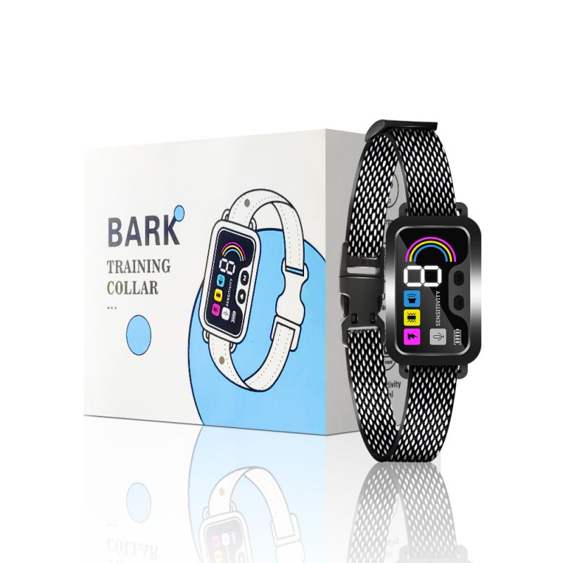 Intelligentes automatisches Antibell-Hundehalsband, wasserdichtes Halsband, wiederaufladbarer Rindenstopper, Hund hört auf zu bellen