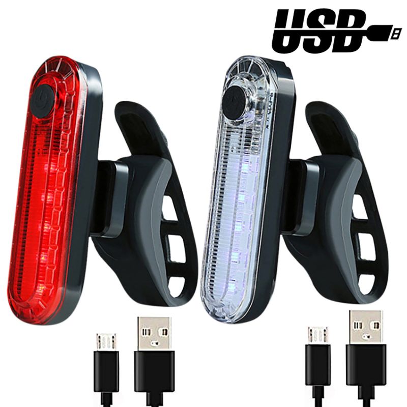Fahrradrücklicht USB wiederaufladbare rote ultrahelle Rücklichter passen auf jedes Fahrrad/Helm