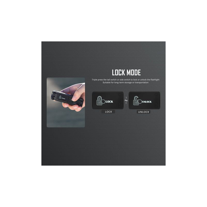 IMALENT BL50 3600 Lumen LED Typ-C wiederaufladbare EDC-Taschenlampe