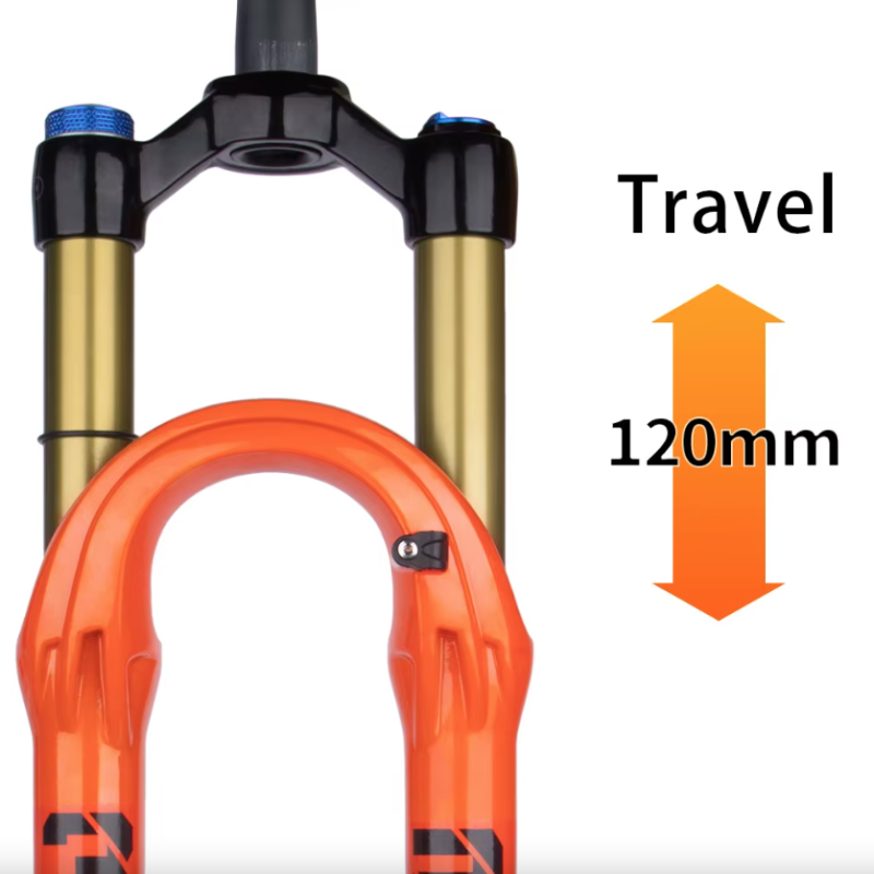 bolany Mountainbike-Gabel 27,5/29 Zoll Fahrradfederung MTB-Luftfedergabel Stoßdämpfungsgabel Downhill-Federgabel