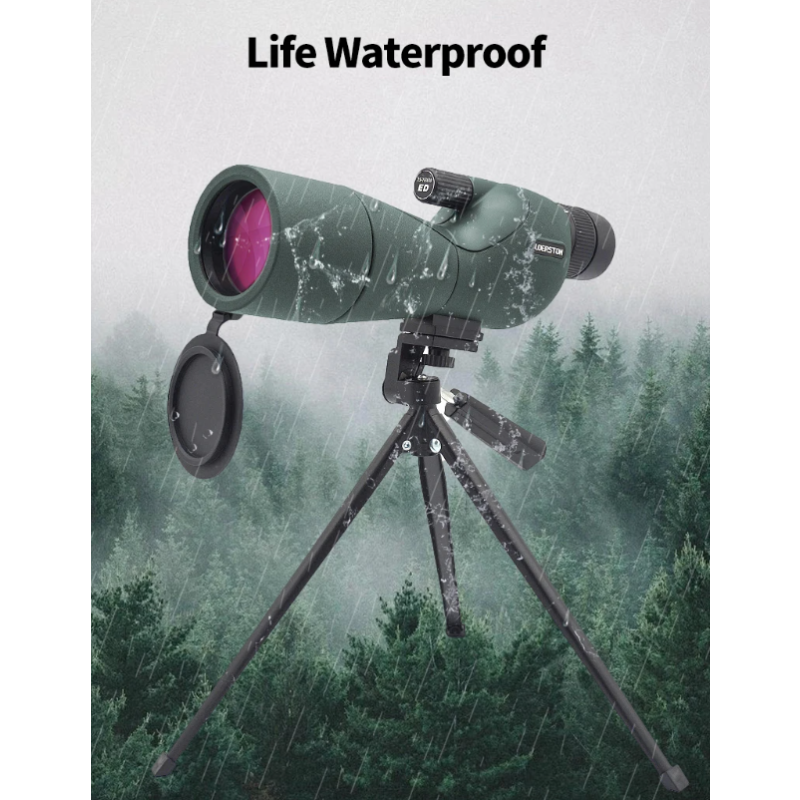 25-75x60 Zoom Spektiv ED Objektiv Leistungsstarke Monokulare Bak4 Prism Teleskop Für Outdoor Camping Vogelbeobachtung