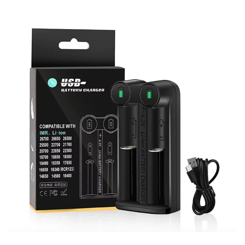 21700 Batterieladegerät für wiederaufladbare Lithiumbatterien 18650/CR123A/14500