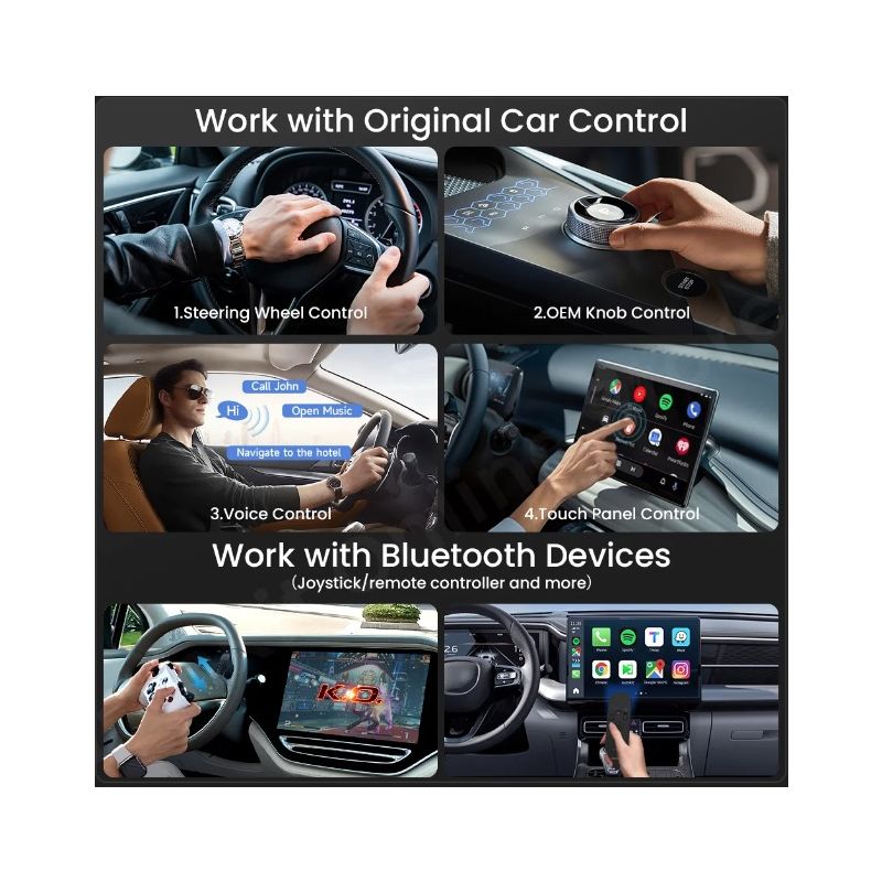 CarlinKit Smart TV Box CarPlay Ai Box Android 13 Verkabelt zu Wireless CarPlay Android Auto Für Autos YouTube Netflix