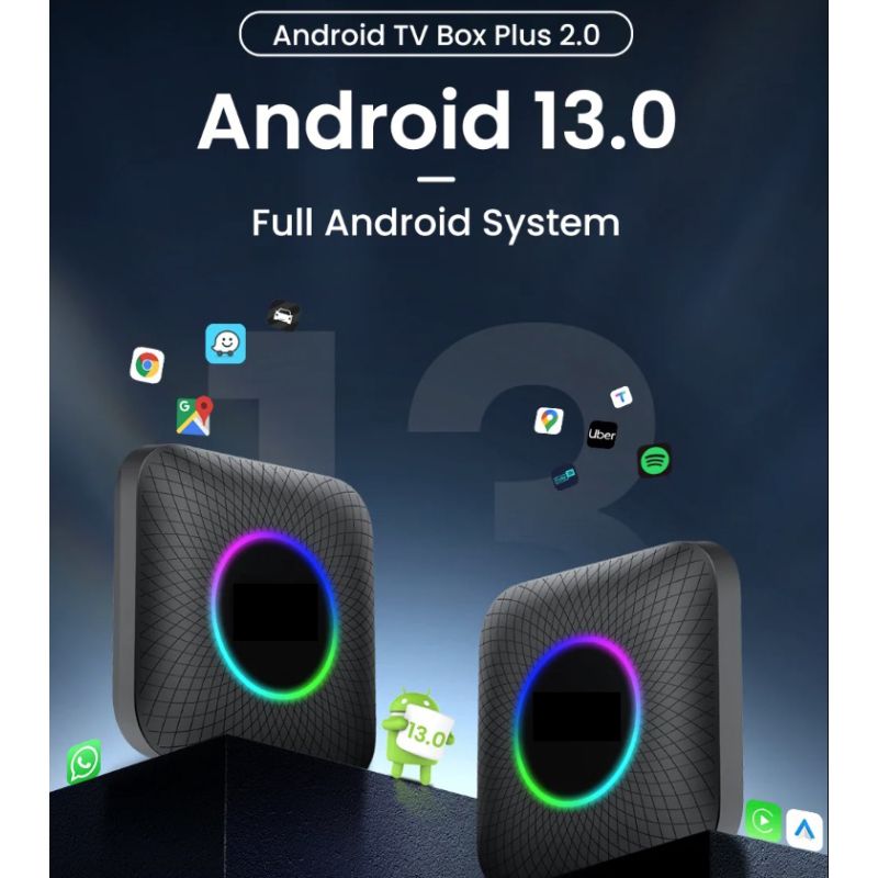 CarlinKit Smart TV Box CarPlay Ai Box Android 13 Verkabelt zu Wireless CarPlay Android Auto Für Autos YouTube Netflix