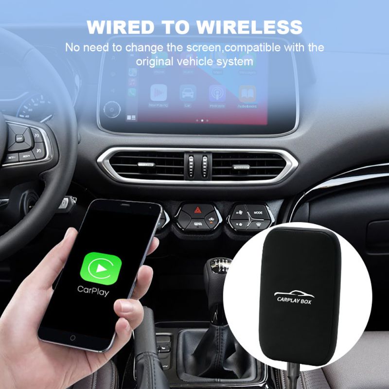 Carplay Box Wireless Android Auto Adapter für Netflix YouTube Universal Multimedia Video Box Bluetooth Auto Zubehör