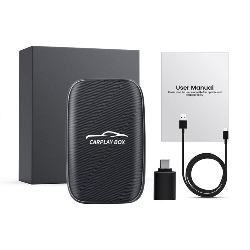 Carplay Box Wireless Android Auto Adapter für Netflix YouTube Universal Multimedia Video Box Bluetooth Auto Zubehör