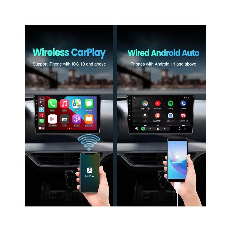 CarlinKit USB verkabelt/kabellos CarPlay Dongle verkabelt/kabellos Android Auto AI Box Mirrorlink BT Auto Connect für Android Autoradio