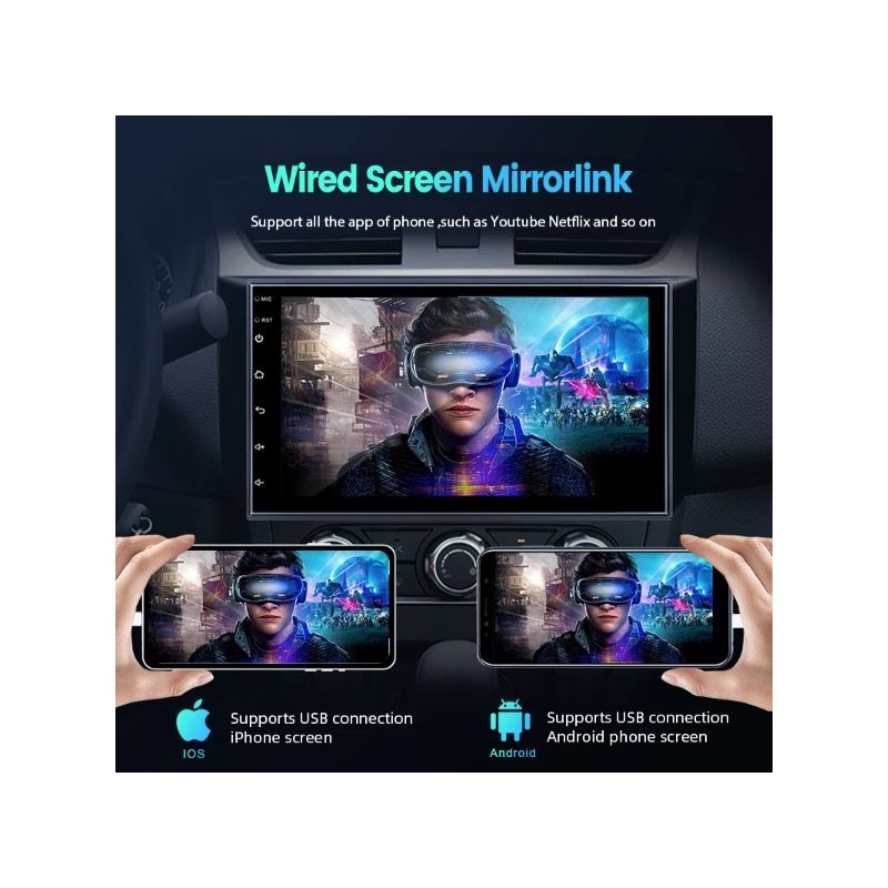 CarlinKit USB verkabelt/kabellos CarPlay Dongle verkabelt/kabellos Android Auto AI Box Mirrorlink BT Auto Connect für Android Autoradio