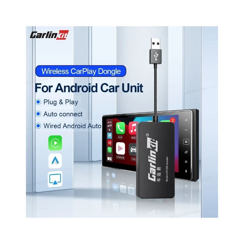 CarlinKit USB verkabelt/kabellos CarPlay Dongle verkabelt/kabellos Android Auto AI Box Mirrorlink BT Auto Connect für Android Autoradio