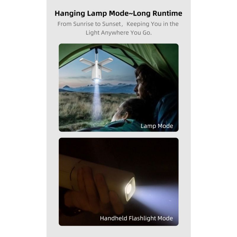 Klarus CL2 750 Lumen Freefolding Augenschonendes Campinglicht Ambientelicht/Schreibtischlampe/Taschenlampe