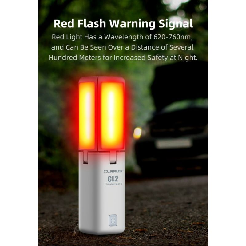 Klarus CL2 750 Lumen Freefolding Augenschonendes Campinglicht Ambientelicht/Schreibtischlampe/Taschenlampe