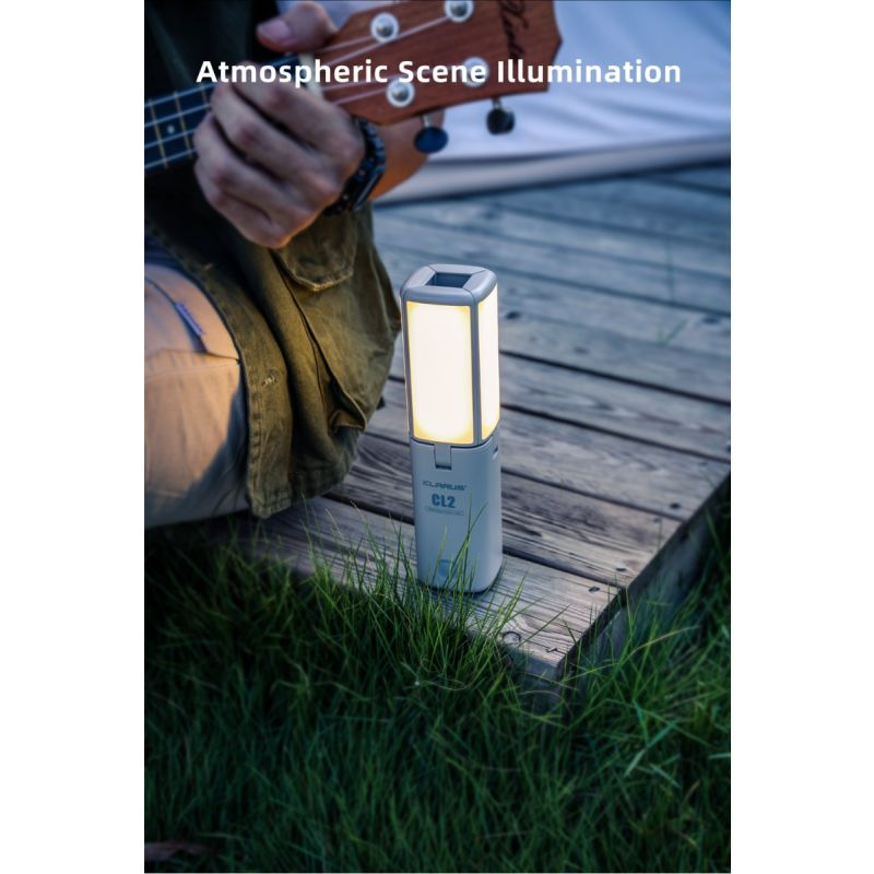 Klarus CL2 750 Lumen Freefolding Augenschonendes Campinglicht Ambientelicht/Schreibtischlampe/Taschenlampe