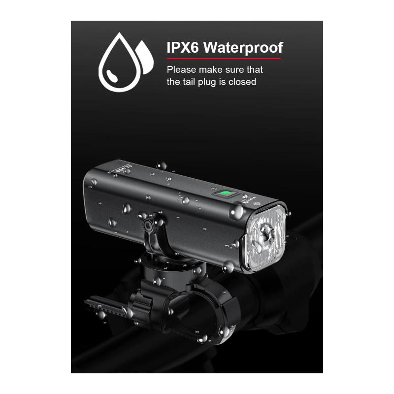 TOWILD CL600 Fahrradlicht Frontlampe USB wiederaufladbare LED 2000mAh Fahrradlicht wasserdichter Scheinwerfer Fahrradzubehör