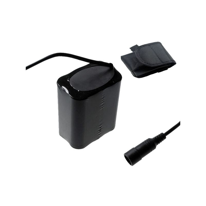 5521 DC-Schnittstelle 8,4V 6x18650 13200mAh-Bike-Scheinwerferbatterie für LED-Fahrradlicht