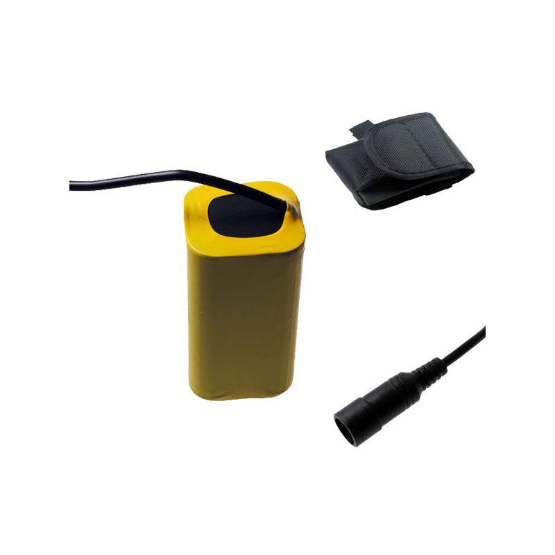 5521 DC-Schnittstelle 8,4V 4x18650 8800mAh-Fahrradlichtbatterie für LED-Fahrrad-Frontlicht