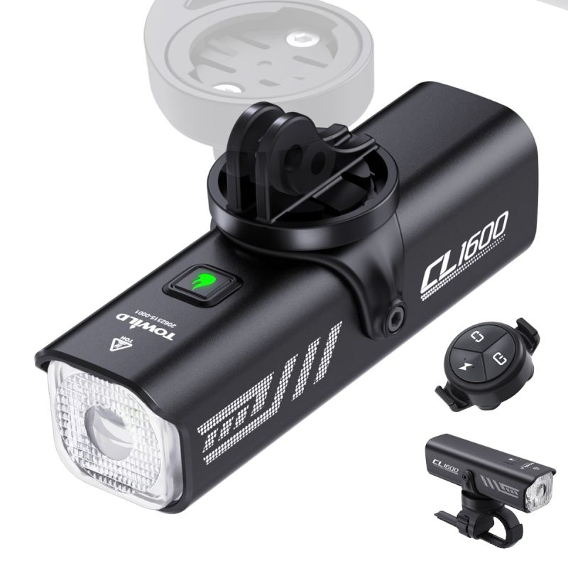 TOWILD CL1600 1600LM Fahrradlicht Vorderlampe USB wiederaufladbar LED 21700 5000mAh Fahrradlicht Wasserdichter Fahrradscheinwerfer