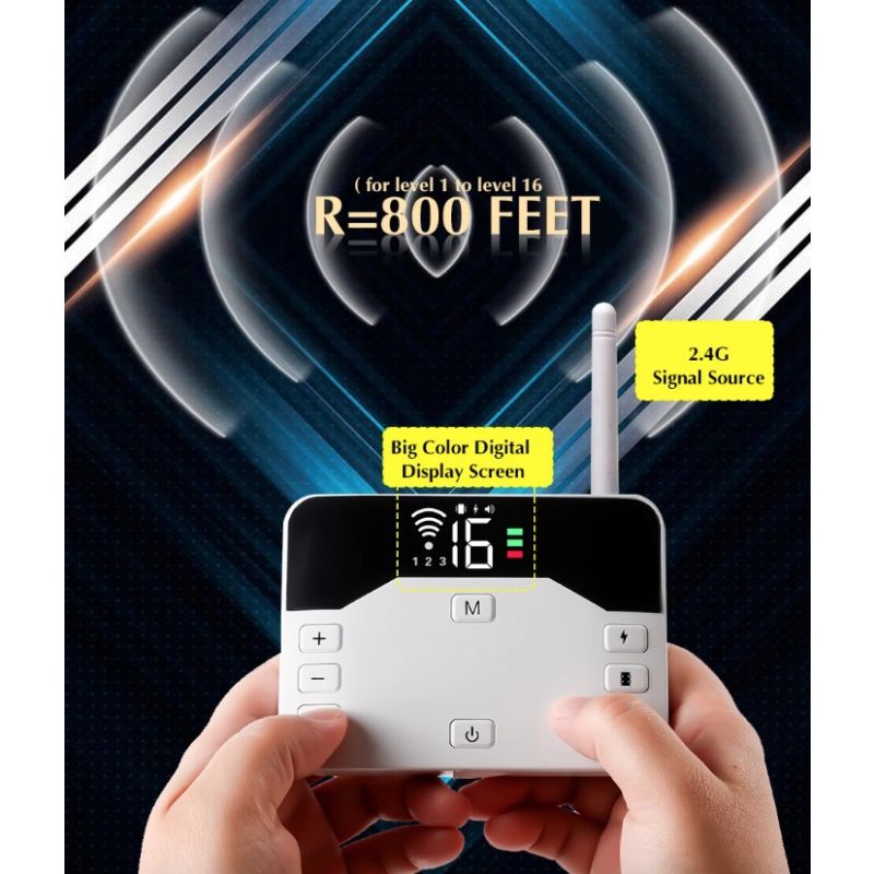 Drahtloses elektronisches Hundezaunsystem und ferngesteuertes Trainingshalsband, Piepton, Stoßvibration und Eindämmung von Haustieren für Welpen aller Größen