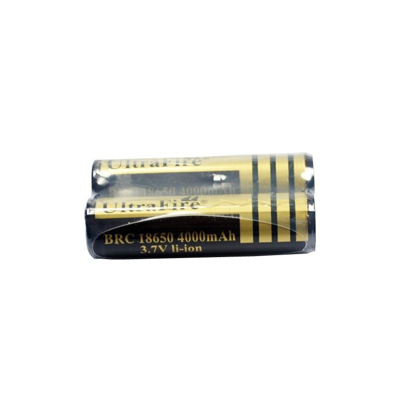 Ultrafire-geschützter BRC 4000mAh 3.7V 18650 Li-Ion-Akku (1 Paar)