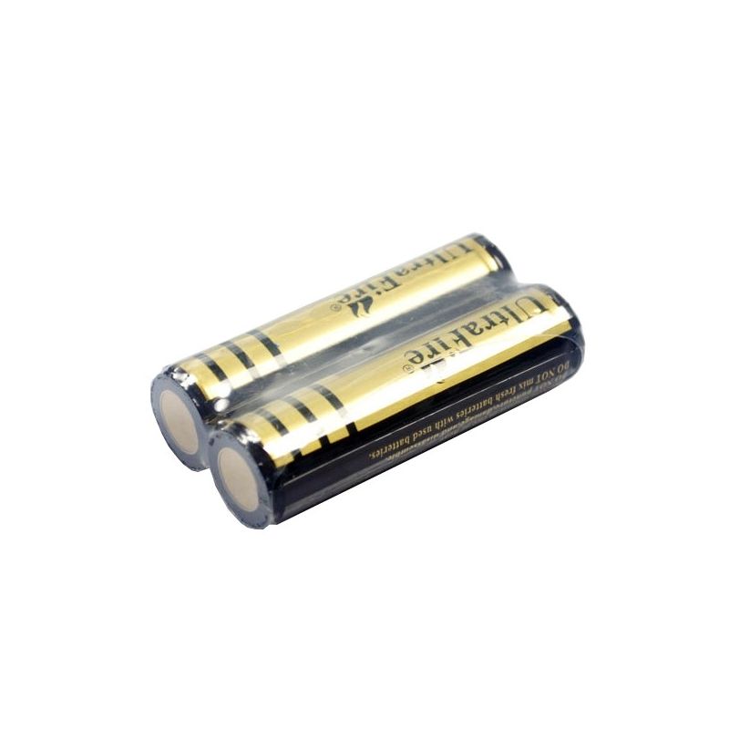 Ultrafire-geschützter BRC 4000mAh 3.7V 18650 Li-Ion-Akku (1 Paar)