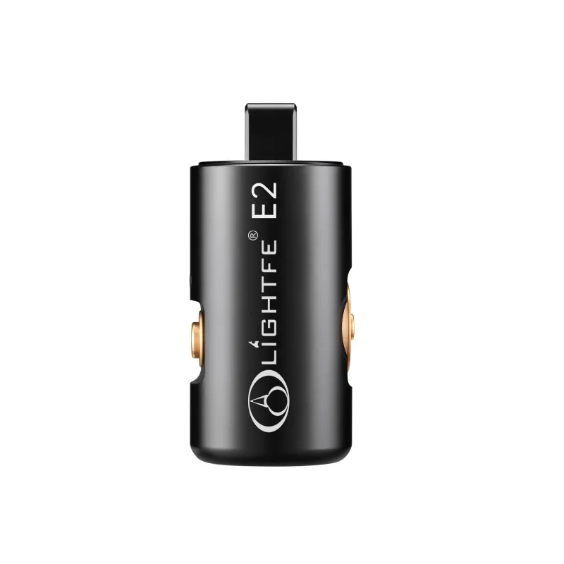 Mini Flashlight LED Rechargeable Camping Hiking Keychain Light with Necklace