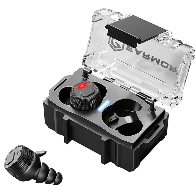 EARMOR M20 Taktische Ohrhörer mit Geräuschunterdrückung, elektronische Ohrhörer, Schieß-Ohrenschützer / für die Strafverfolgung in Umgebungen mit hohem Lärmpegel