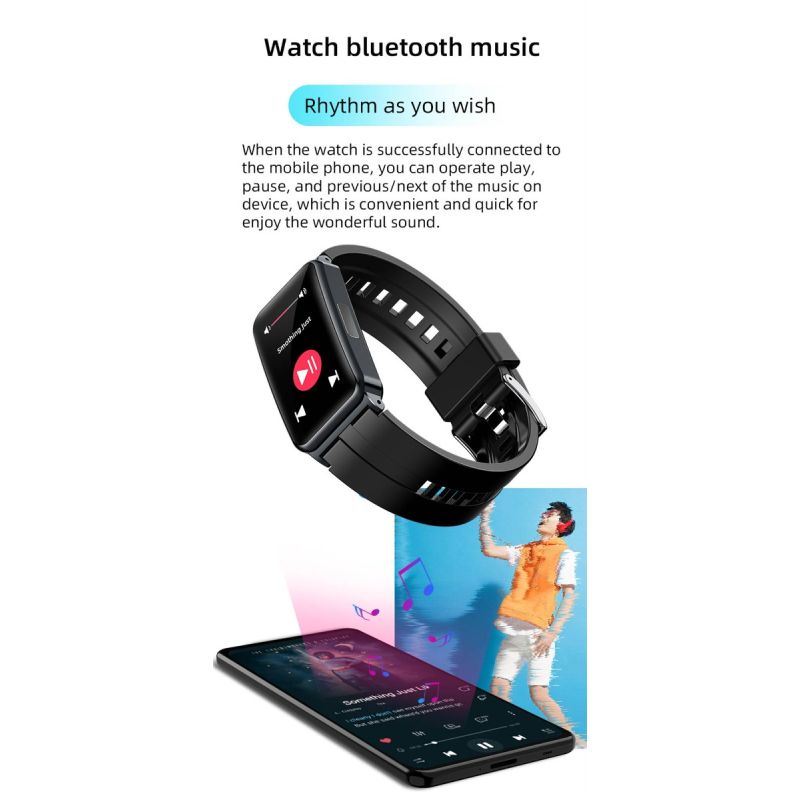 EP01 Blutzucker-Zucker-Smartwatch EKG  PPG HRV-Herzfrequenztemperatur 1,47 