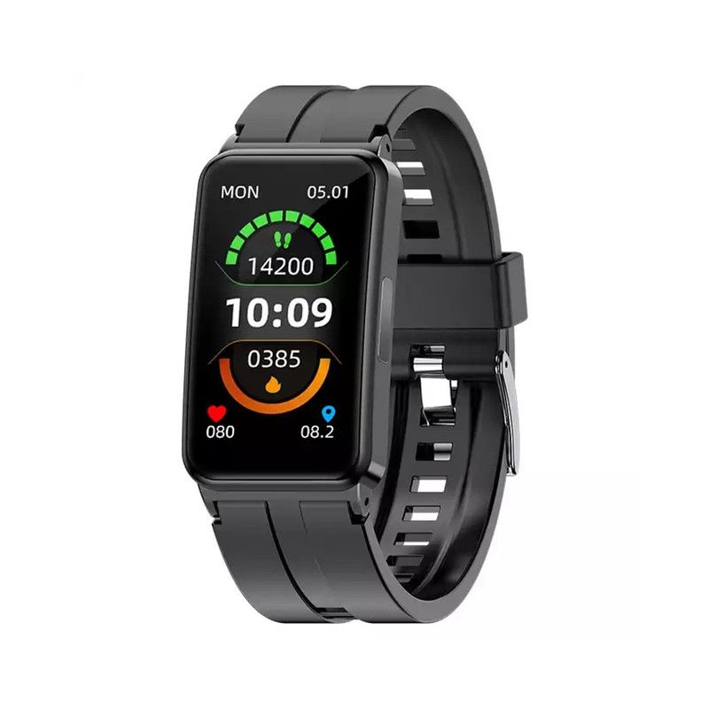 EP01 Blutzucker-Zucker-Smartwatch EKG PPG HRV-Herzfrequenztemperatur 1,47 "HD wasserdichtes Smart-Armband-Band-Fitness-Tracker