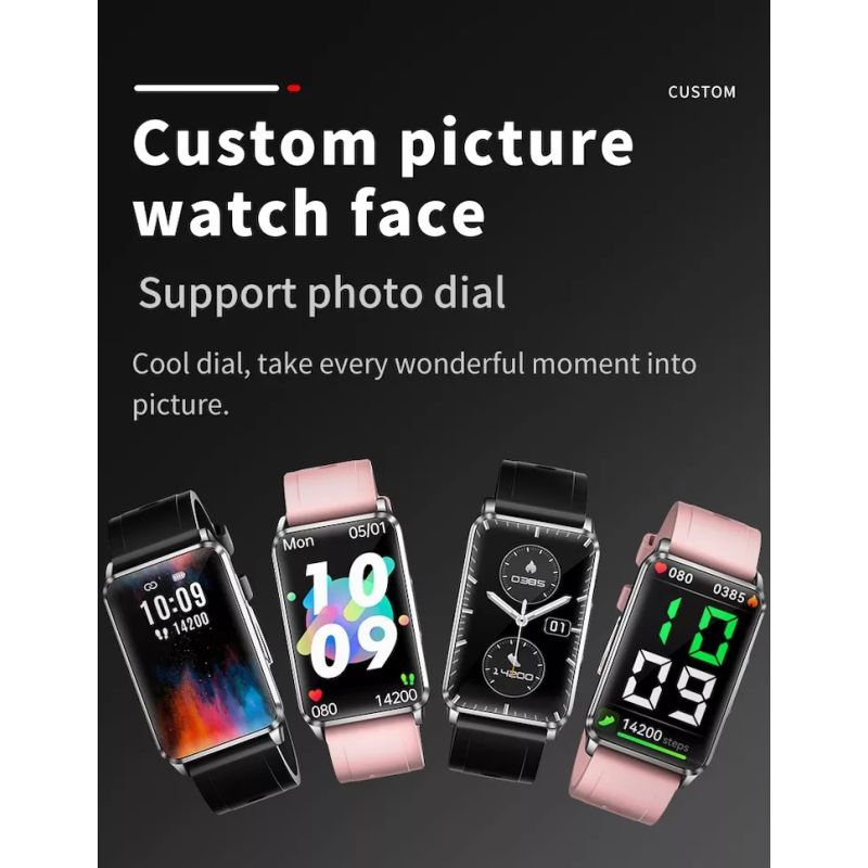 EP02 Blutzucker-Zucker-Smartwatch EKG  PPG HRV-Herzfrequenztemperatur 1,57 