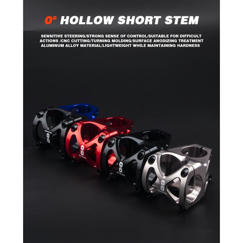 EVOSID Mountainbike Vorbau 31,6mm Rennrad Brücke Kurze Power 40mm Stange Lenker Tisch MTB Radfahren Verstellbare Vorbau riser