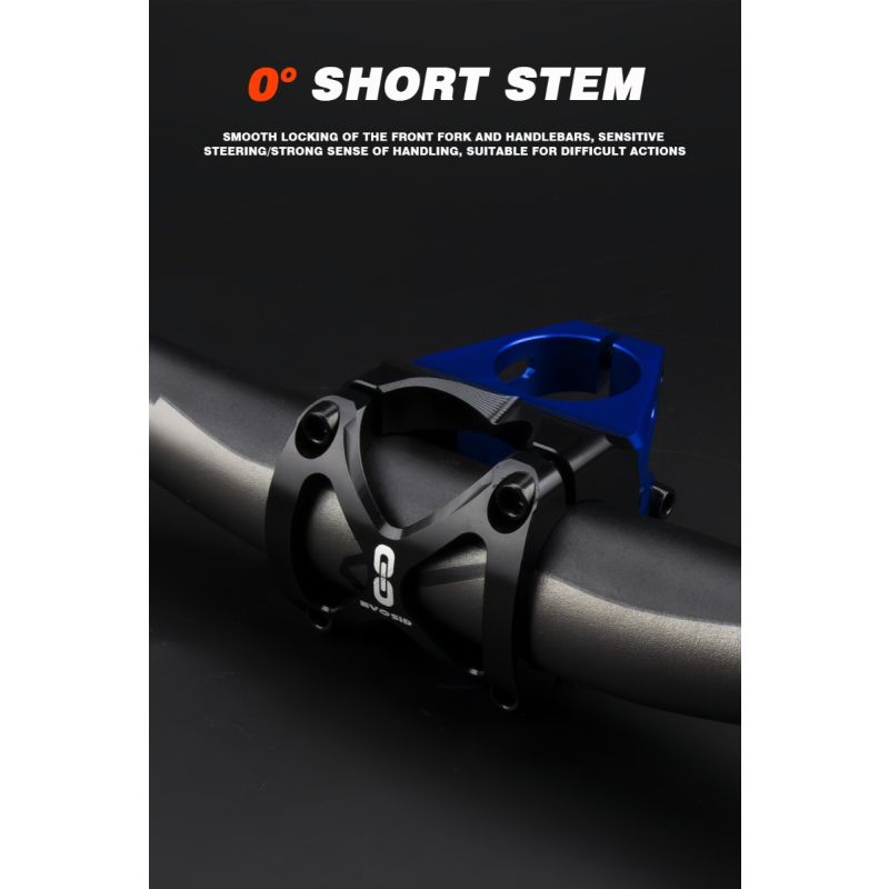 EVOSID Mountainbike Vorbau 31,6mm Rennrad Brücke Kurze Power 40mm Stange Lenker Tisch MTB Radfahren Verstellbare Vorbau riser