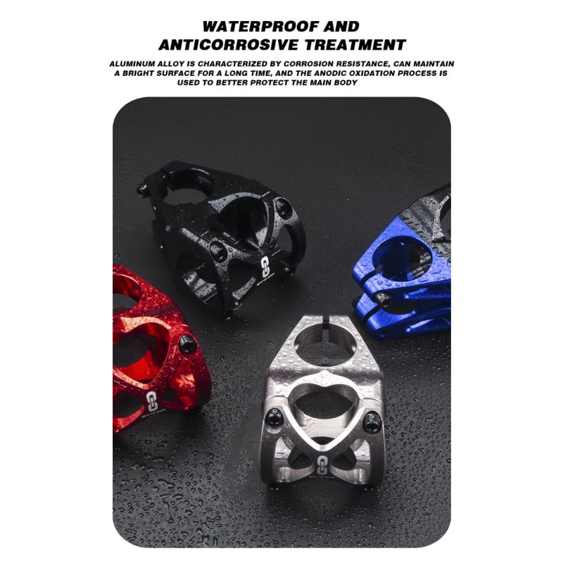 EVOSID Mountainbike Vorbau 31,6mm Rennrad Brücke Kurze Power 40mm Stange Lenker Tisch MTB Radfahren Verstellbare Vorbau riser