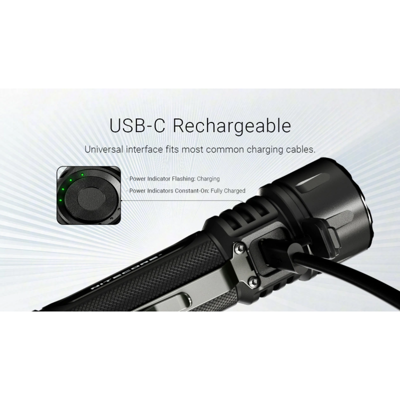 Nitecore EX7 6000 Lumen USB-C Rechargeable Flashlight 
