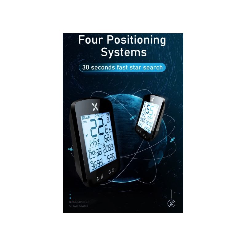 xoss G+ G2 Fahrradcomputer, GPS-Generation, kabelloser Tachometer, Tracker, Kilometerzähler