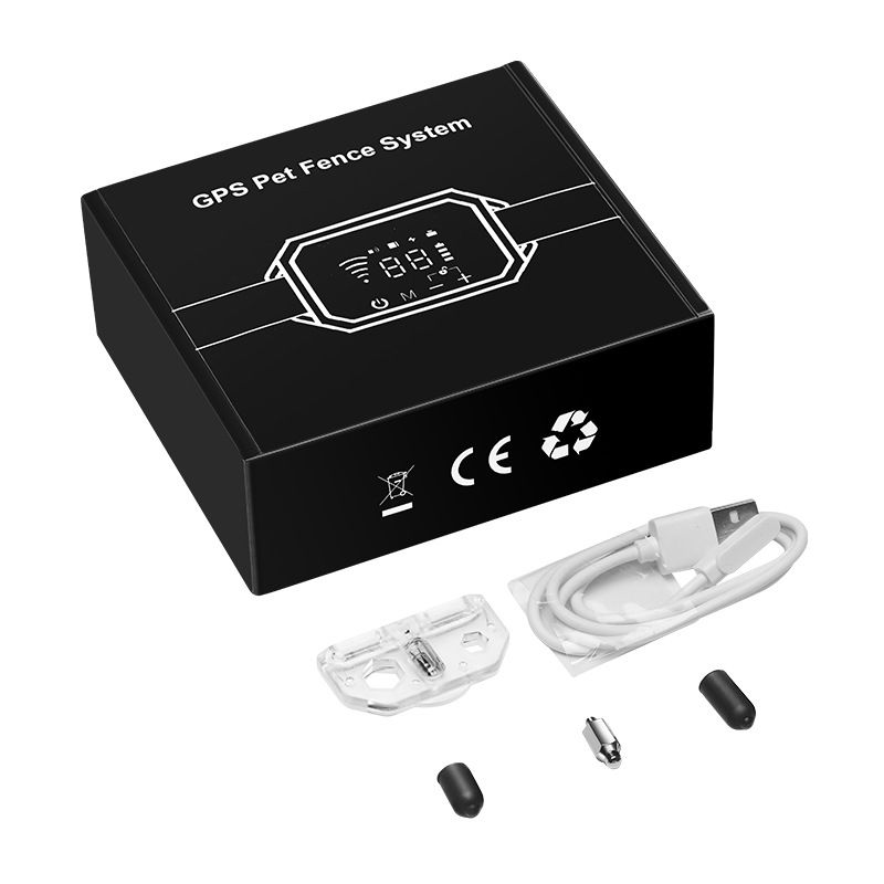 GPS-drahtloser Hundezaun für Haustiere, elektronisches Zaungerät, wasserdichtes Hundetrainingshalsband, Stromschlag, Reichweite 100 bis 3280 Fuß