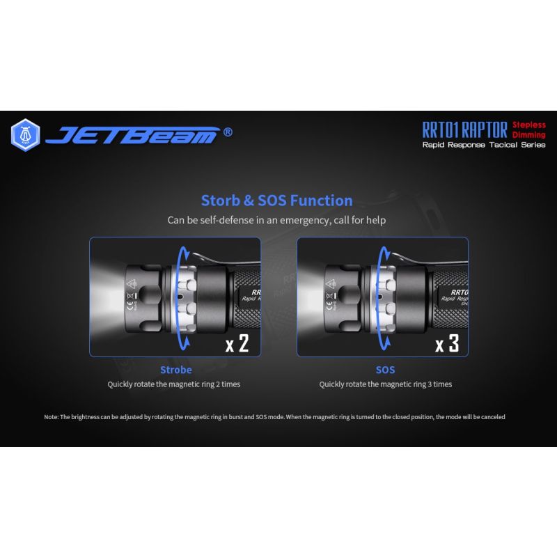 JetBeam Jet-RRT01 XP-L 950 LUMEN LED EDC Taschenlampe