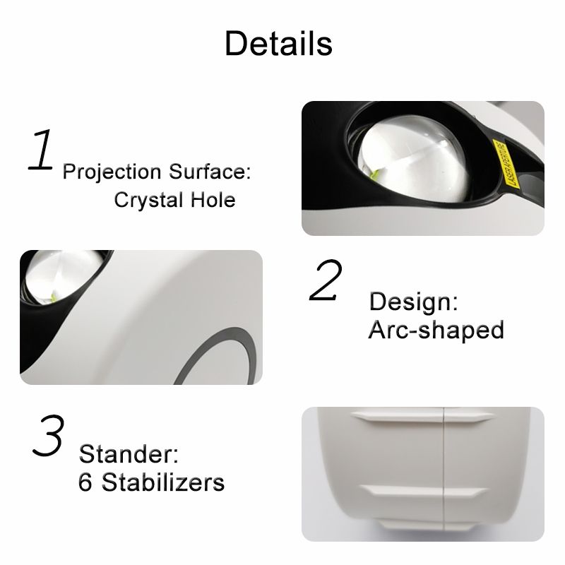 Laser Sternenhimmel Projektor Nachtlicht 7 Farben 360 Grad Rotation Galaxy Projektionslampe Umgebungsschlafzimmer Nacht Beleuchtung Geschenk