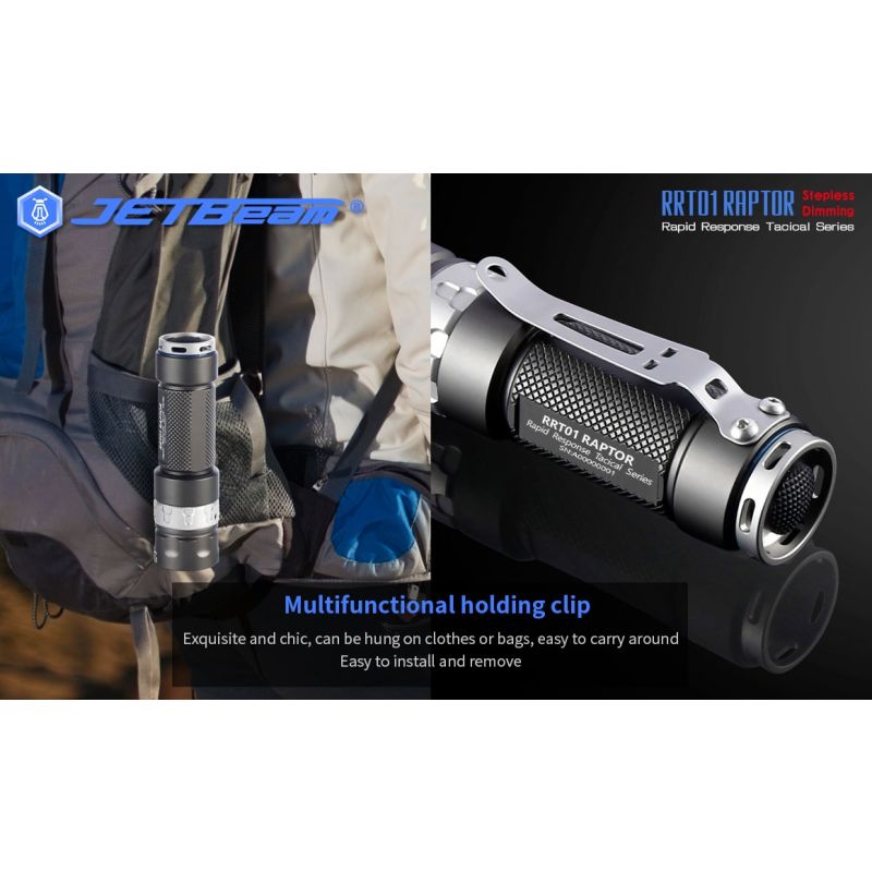JetBeam Jet-RRT01 XP-L 950 LUMEN LED EDC Taschenlampe
