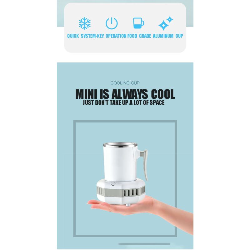 Tragbare Kühlschrank Electric Summer Getränk Kühlerkessel Sofortiger Kühlkugel Kalt Getränke Maschine Kleingerät Wasserkocher