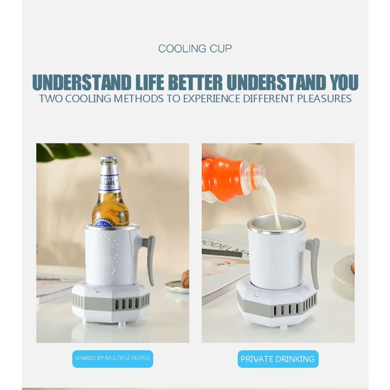 Tragbare Kühlschrank Electric Summer Getränk Kühlerkessel Sofortiger Kühlkugel Kalt Getränke Maschine Kleingerät Wasserkocher