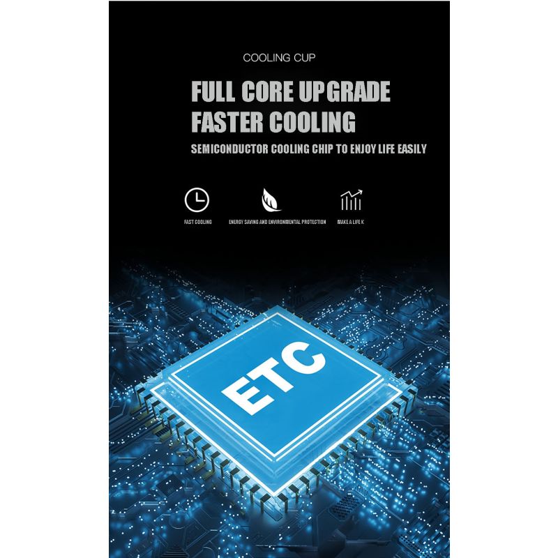 Tragbare Kühlschrank Electric Summer Getränk Kühlerkessel Sofortiger Kühlkugel Kalt Getränke Maschine Kleingerät Wasserkocher