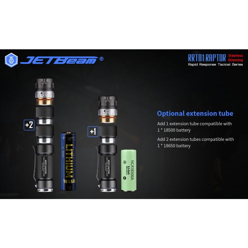 JetBeam Jet-RRT01 XP-L 950 LUMEN LED EDC Taschenlampe